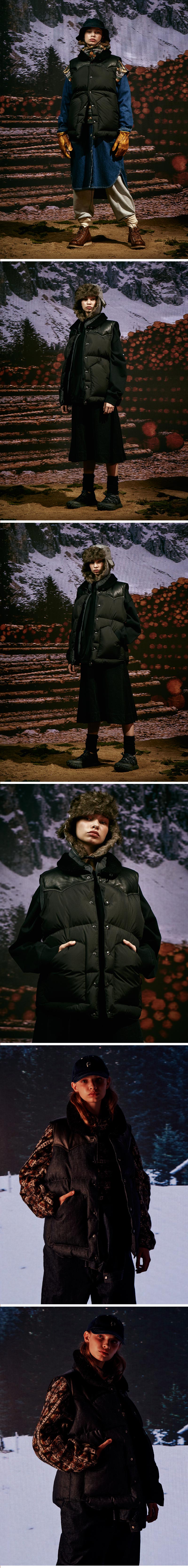 ROCKWOOL DOWN VEST BLACK_FP4WD01U 상세 이미지 5