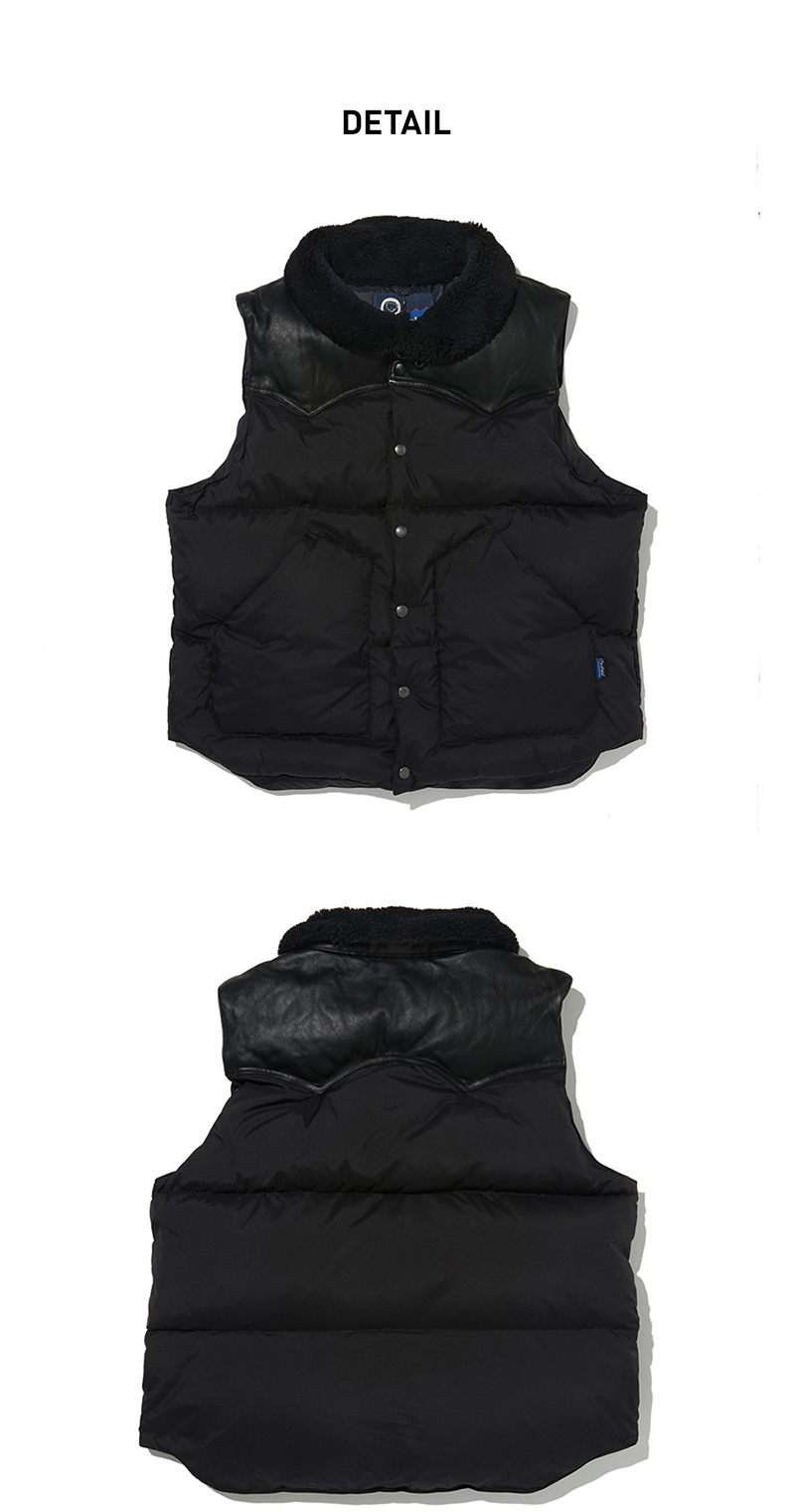 ROCKWOOL DOWN VEST BLACK_FP4WD01U 상세 이미지 7