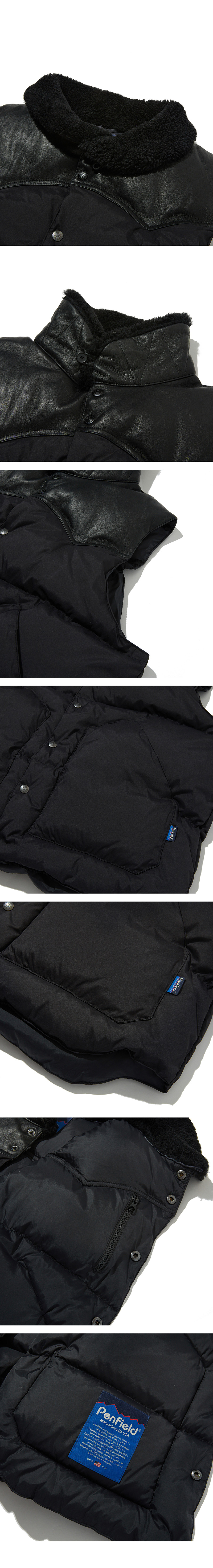 ROCKWOOL DOWN VEST BLACK_FP4WD01U 상세 이미지 8