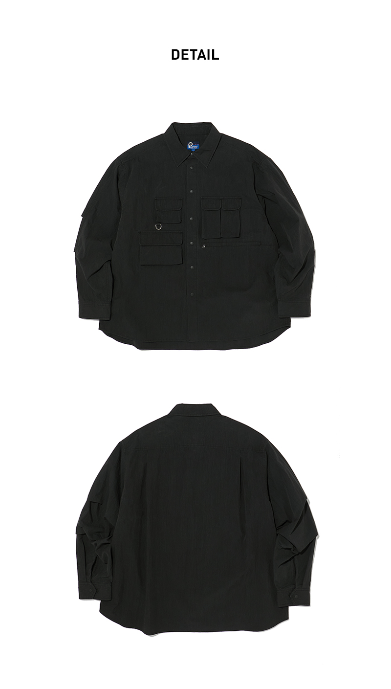 PACKABLE UTILITY SHIRT JACKET BLACK_FP2WR20U 감도 깊은 취향 셀렉트샵 29CM