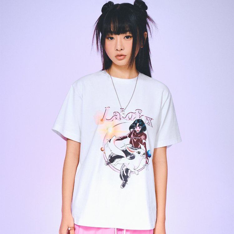 [LALAFOX]LALAFOX & TREE13 RAY GRAPHIC T-SHIRT/追跡付 LALAFOX & TREE13 RAY GRAPHIC T-SHIRT WHITE BP2CH015 | TheAmall